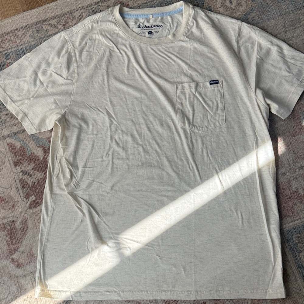 Chubbie’s Mens Cream T-Shirt